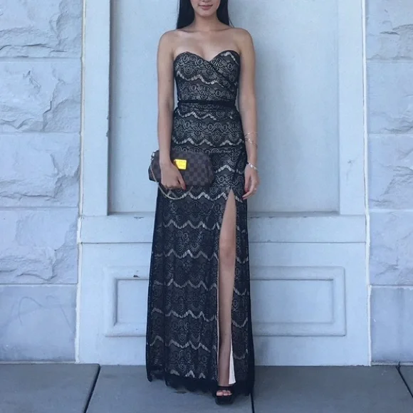 chinese dress ladies Strapless Maxi Dress main image 0